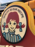 画像6: 【店舗引き取り限定】 大型195cm Vintage Advertising Wendy's Old Fashioned Hamburgers Store Display Sign Huge !!! (M285)