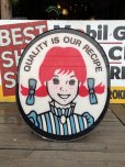 画像13: 【店舗引き取り限定】 大型92cm Vintage Advertising Wendy's Wendy Store Display Sign Huge!!! (M285)