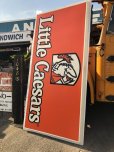 画像12: 【店舗引き取り限定】 大型245cm Vintage Advertising Little Caesars Pizza Store Display Sign Huge!!! (M286)