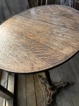 画像6: Antique 3 Legged Cast Iron Ornamental Pub Cafe Saloon Table (M288) 