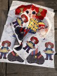 画像3: 70s Vintage N.O.S Cut N Sew Cloth Fabric Panel Pillow Doll  Red Hair Girl (M293)  (3)