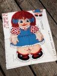 画像4: 70s Vintage N.O.S Cut N Sew Cloth Fabric Panel Pillow Doll  SUZY (M298)  (4)