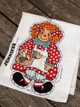 画像4: 70s Vintage N.O.S Cut N Sew Cloth Fabric Panel Pillow Doll  JENNIFER (M299)  (4)