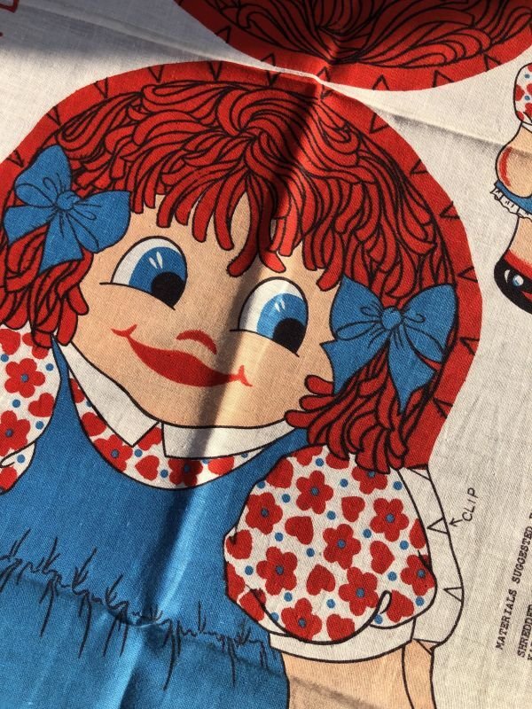 画像2: 70s Vintage N.O.S Cut N Sew Cloth Fabric Panel Pillow Doll  SUZY (M298) 