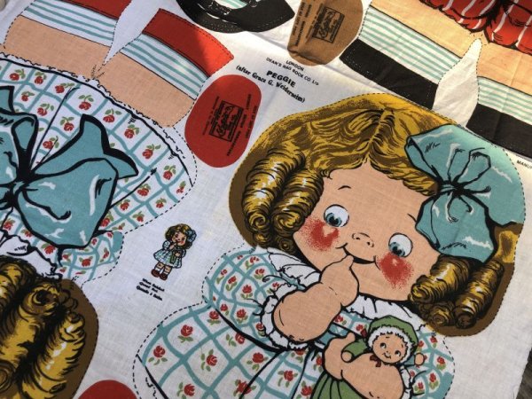 画像4: 70s Vintage N.O.S Cut N Sew Cloth Fabric Panel Pillow Doll Campbell Kids (M301) 