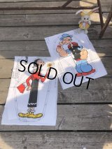 80s Vintage N.O.S Cut N Sew Cloth Fabric Panel Pillow Doll  Popeye & Olive (M302) 