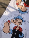 画像3: 80s Vintage N.O.S Cut N Sew Cloth Fabric Panel Pillow Doll  Popeye & Olive (M302) 