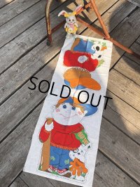 70s Vintage N.O.S Cut N Sew Cloth Fabric Panel Pillow Doll  Kids League (M294) 