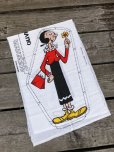 画像8: 80s Vintage N.O.S Cut N Sew Cloth Fabric Panel Pillow Doll  Popeye & Olive (M302) 