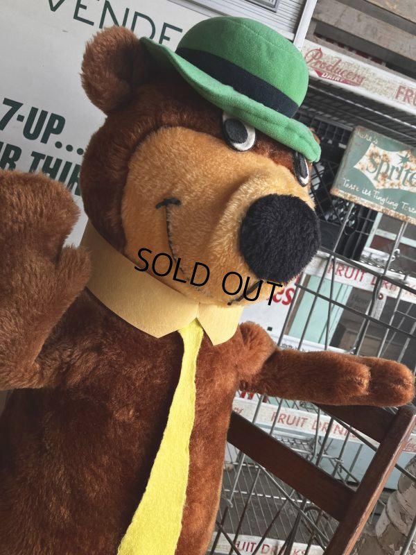 画像6: 80s Vintage Hanna Barbera Mighty Star Yogi Bear Plush Doll 75cm (M305)