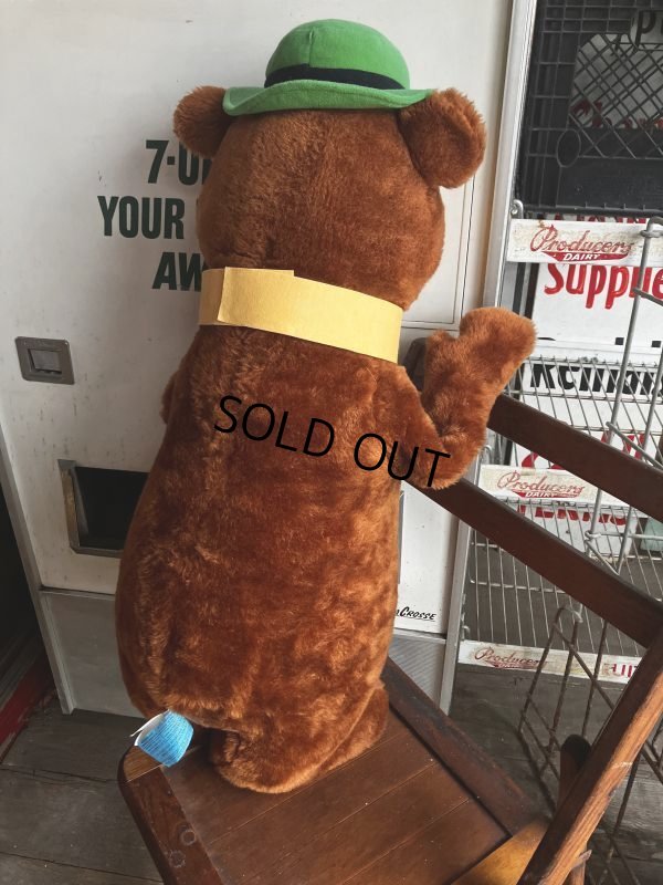 画像4: 80s Vintage Hanna Barbera Mighty Star Yogi Bear Plush Doll 75cm (M305)