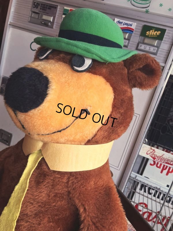 画像8: 80s Vintage Hanna Barbera Mighty Star Yogi Bear Plush Doll 75cm (M305)