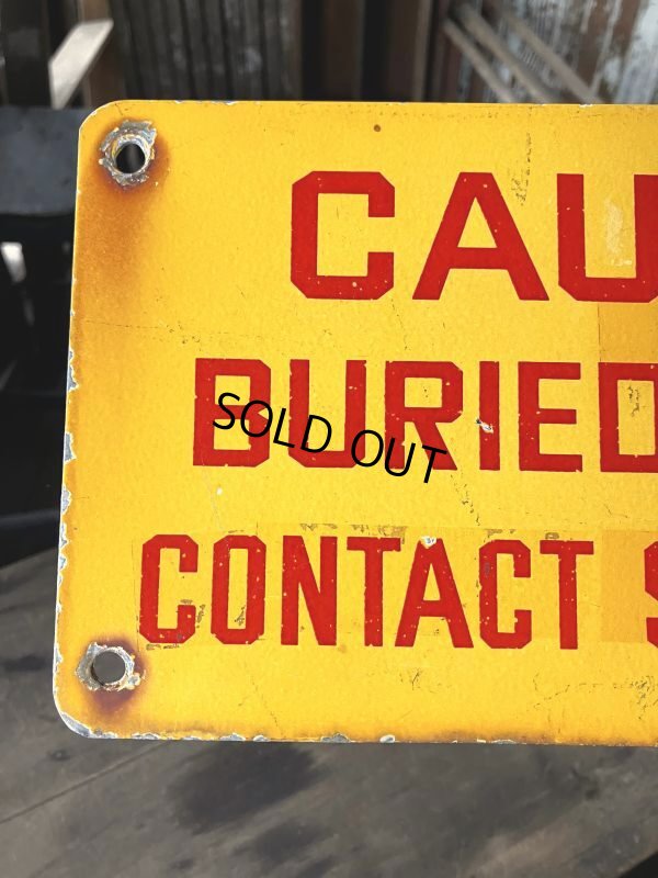 画像3: RARE!! Vintage ORIGINAL Shell Oil Company CAUTIN Sign (M307) 