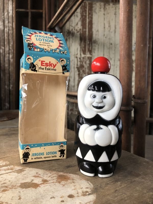 画像1: Vinatage Jergens Esky the Eskimo Lotion Bottle MIB (M308) 