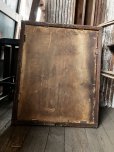 画像6: Antique Wooden Frame Mirror (M309) 