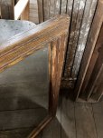 画像3: Antique Wooden Frame Mirror (M309) 