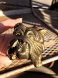 画像12: Vintage Solid Brass Bulldog Paperweight Figurine (M310) 