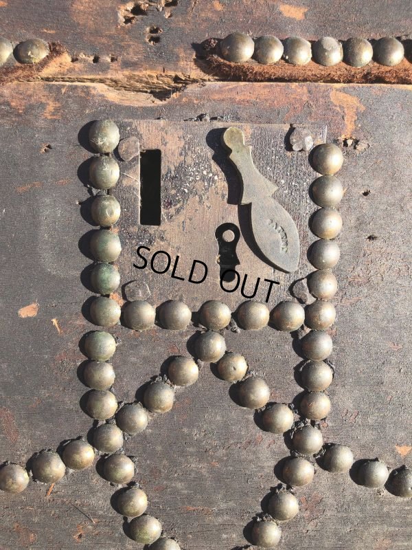 画像21: Antique Steamer Trunk (M313) 