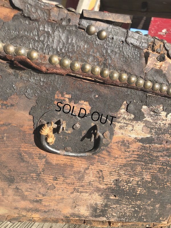 画像16: Antique Steamer Trunk (M313) 