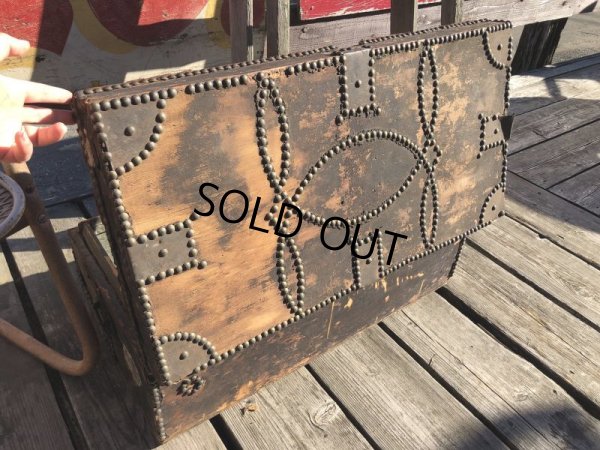 画像13: Antique Steamer Trunk (M313) 