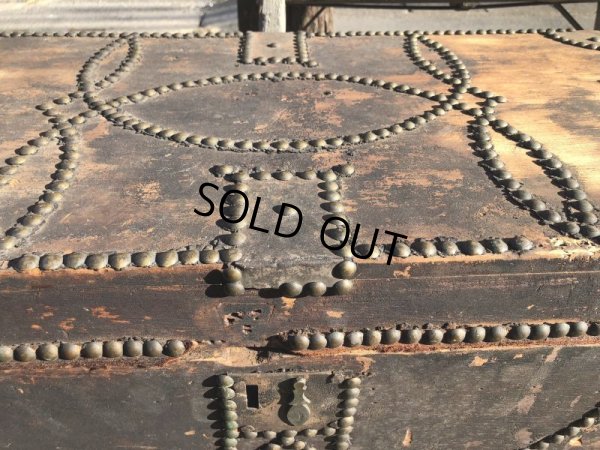 画像25: Antique Steamer Trunk (M313) 