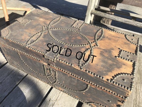 画像24: Antique Steamer Trunk (M313) 