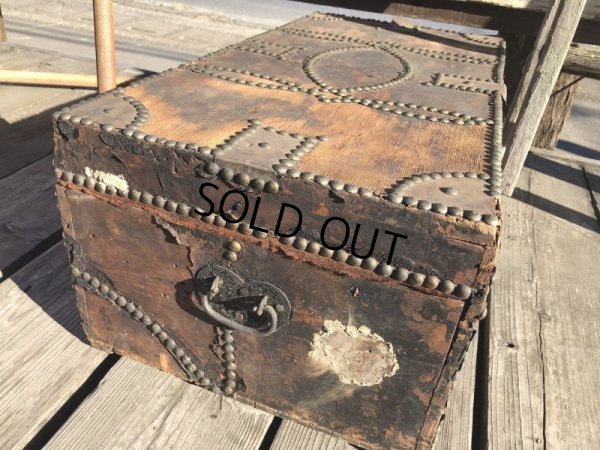 画像11: Antique Steamer Trunk (M313) 