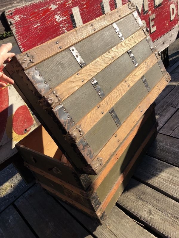 画像14: Vintage Wood Trunk (M312) 