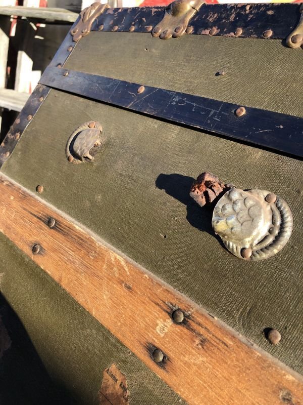 画像16: Vintage Wood Trunk (M312) 