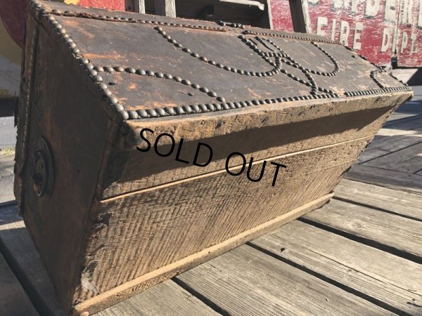 画像23: Antique Steamer Trunk (M313) 