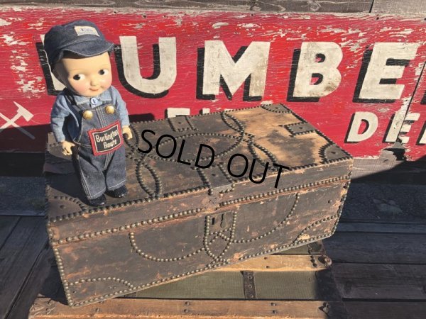 画像1: Antique Steamer Trunk (M313) 