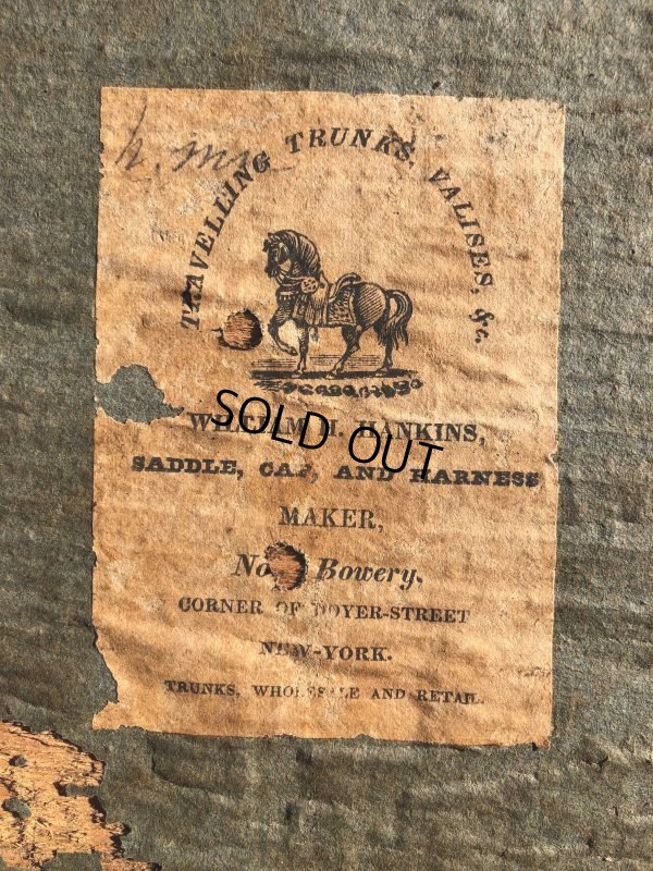 画像6: Antique Steamer Trunk (M313) 