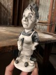 画像11: 50s Vintage KWITCHERBELYAKEN JAPAN Weird People Ceramic Statue (M314) 