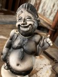 画像9: 50s Vintage KWITCHERBELYAKEN JAPAN Weird People Ceramic Statue (M315)  (9)