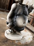 画像4: 50s Vintage KWITCHERBELYAKEN JAPAN Weird People Ceramic Statue (M315)  (4)