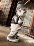 画像2: 50s Vintage KWITCHERBELYAKEN JAPAN Weird People Ceramic Statue (M314)  (2)