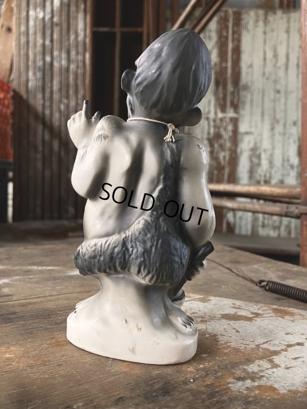 画像5: 50s Vintage KWITCHERBELYAKEN JAPAN Weird People Ceramic Statue (M315)