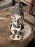 画像7: 50s Vintage KWITCHERBELYAKEN JAPAN Weird People Ceramic Statue (M314) 