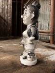 画像4: 50s Vintage KWITCHERBELYAKEN JAPAN Weird People Ceramic Statue (M314) 