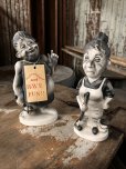 画像12: 50s Vintage KWITCHERBELYAKEN JAPAN Weird People Ceramic Statue (M314) 