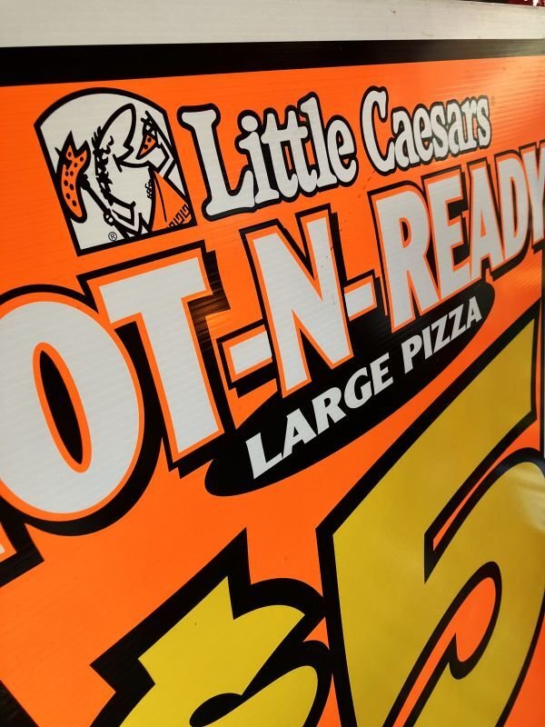 画像3: Vintage Little Caesars Pizza Advertising Spinning Sign (M320)