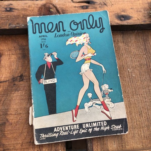 画像1: 50s Vintage MEN ONLY Coimc Book Pinup Girl Advertising (M337)