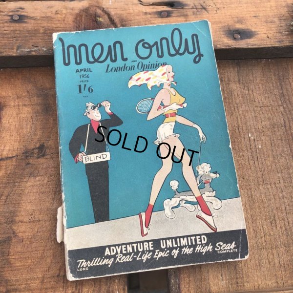 画像1: 50s Vintage MEN ONLY Coimc Book Pinup Girl Advertising (M337)