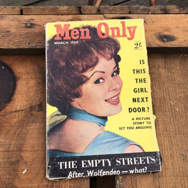 画像1: 60s Vintage MEN ONLY Coimc Book Pinup Girl Advertising (M331)