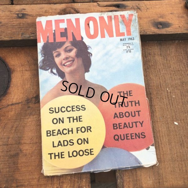画像1: 60s Vintage MEN ONLY Coimc Book Pinup Girl Advertising (M327)