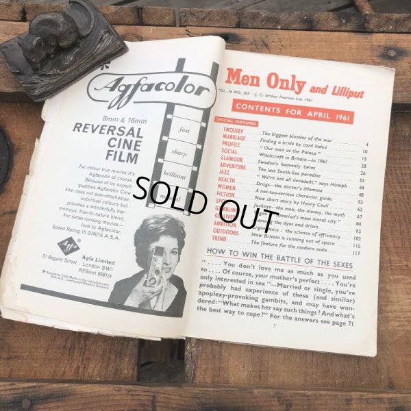 画像3: 60s Vintage MEN ONLY Coimc Book Pinup Girl Advertising (M334)