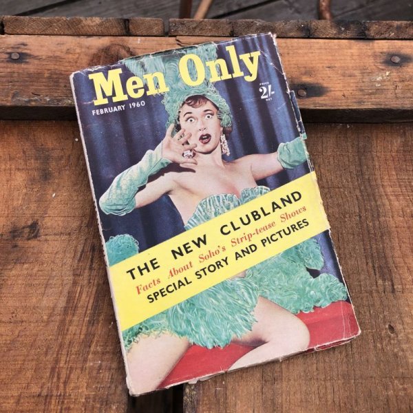 画像1: 60s Vintage MEN ONLY Coimc Book Pinup Girl Advertising (M332)