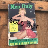 60s Vintage MEN ONLY Coimc Book Pinup Girl Advertising (M328)