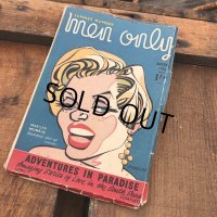50s Vintage MEN ONLY Coimc Book Pinup Girl Advertising (M322)