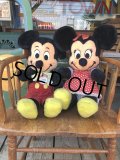 Vintage Disney Minnie & Mickey Mouse Plush Doll Set 60cm (M344)